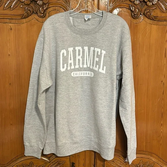 NWOT Port Company Sweatshirt with “Carmel California” Graphic - Picture 2 of 6